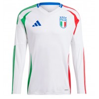 Camiseta Italia Segunda Equipación Replica Eurocopa 2024 mangas largas